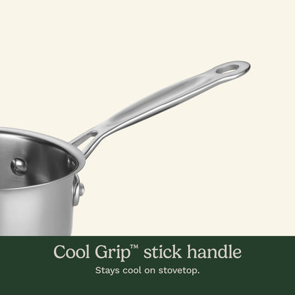 Chef's Classic™ Stainless 1 Qt. Saucepan with Cover | Cuisinart Cookware