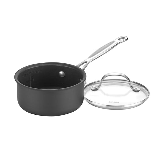 Chef's Classic™ Non-Stick Hard Anodized 2 Quart Saucepan | Cuisinart Cookware