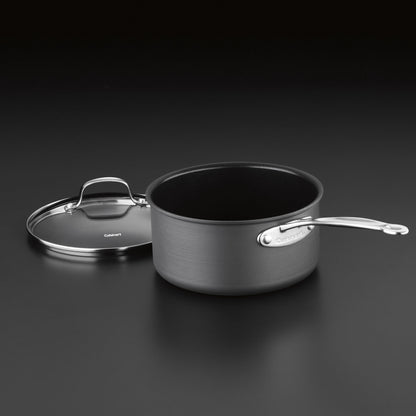 Chef's Classic™ Non-Stick Hard Anodized 2 Quart Saucepan | Cuisinart Cookware