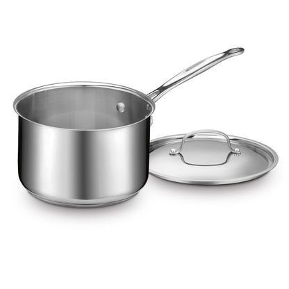 3 Qt. Stainless Steel Saucepan with Cover | Cuisinart Cookware