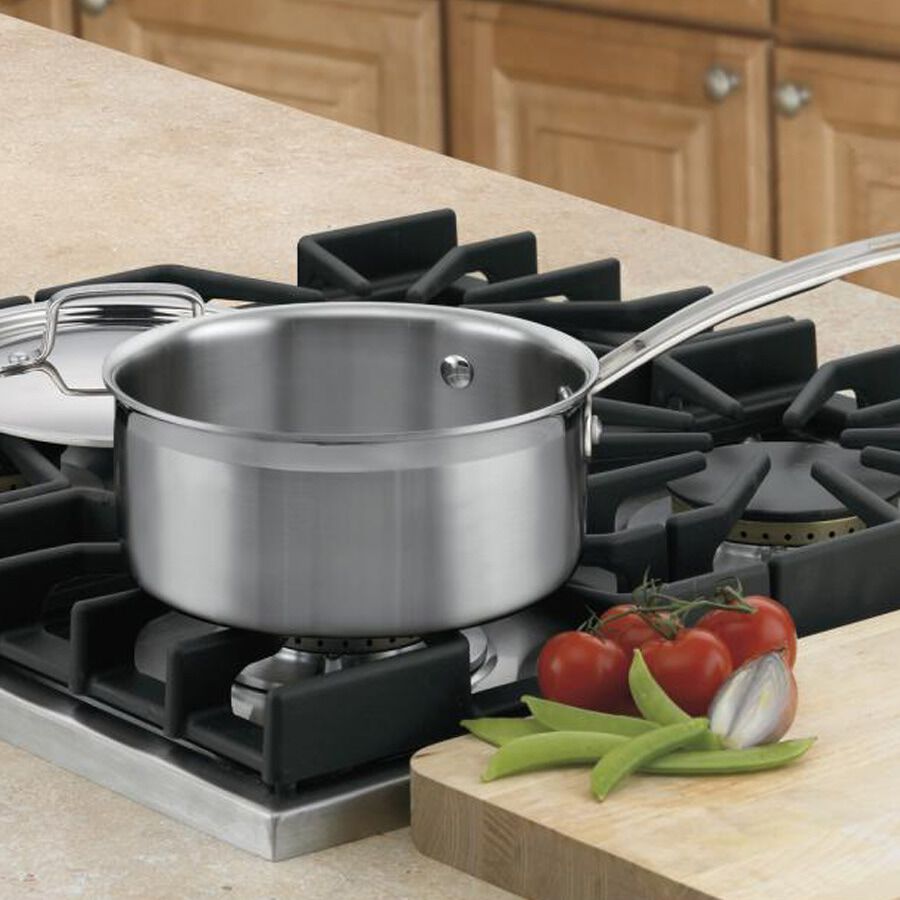MultiClad Pro Triple Ply Stainless Cookware 2 Quart Saucepan | Cuisinart Cookware