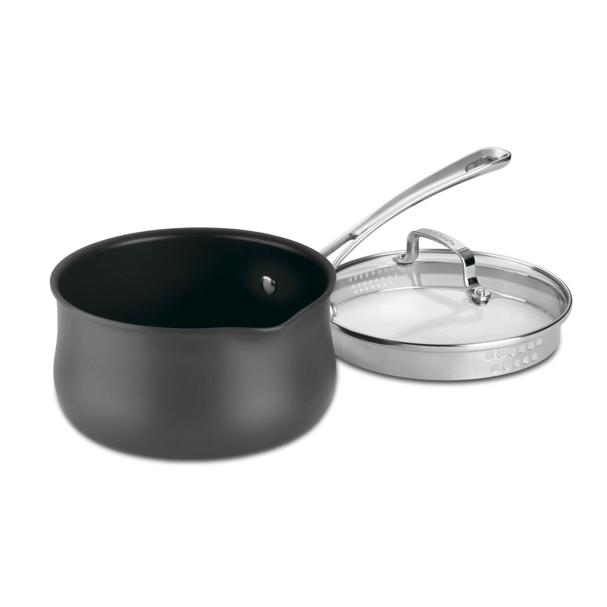 Contour® 2 Qt. Hard Anodized Saucepan with Cover | Cuisinart Cookware
