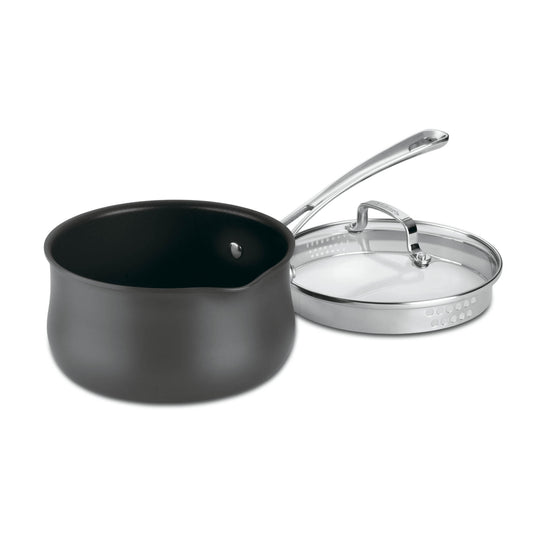 Contour® 2 Qt. Hard Anodized Saucepan with Cover | Cuisinart Cookware