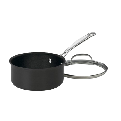 Chef's Classic™ Non-Stick Hard Anodized 1.5 Quart Saucepan with Cover | Cuisinart Cookware