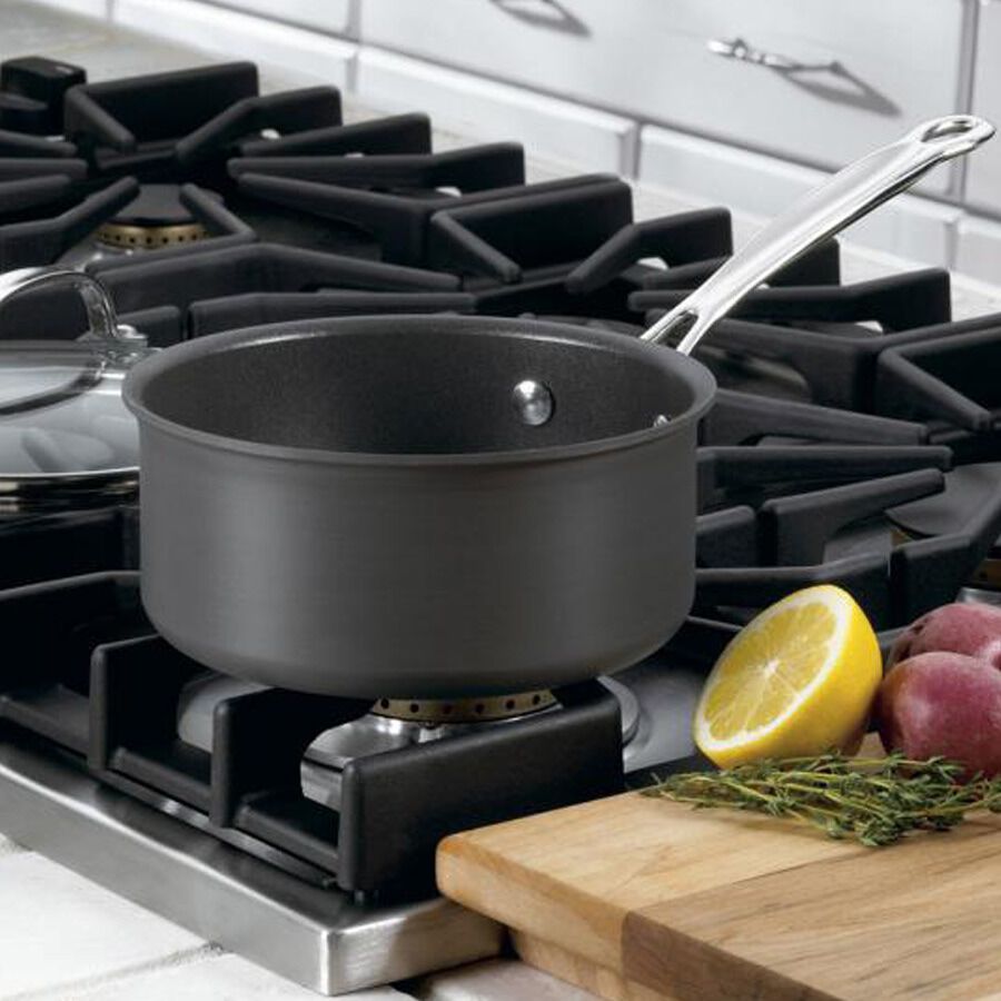 Chef's Classic™ Non-Stick Hard Anodized 1.5 Quart Saucepan with Cover | Cuisinart Cookware
