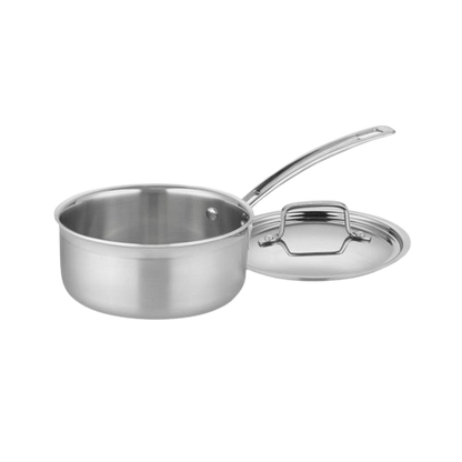Multiclad Pro™ Tri-Ply Stainless 1.5 Qt. Saucepan with Cover | Cuisinart Cookware