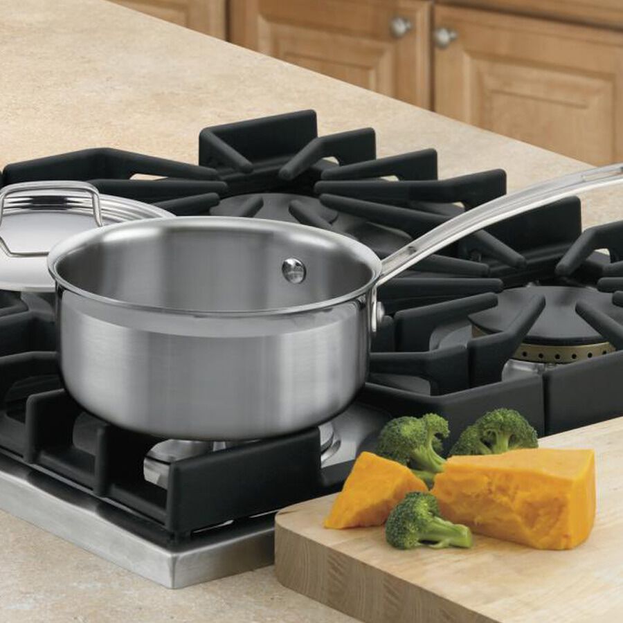 Multiclad Pro™ Tri-Ply Stainless 1.5 Qt. Saucepan with Cover | Cuisinart Cookware