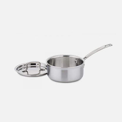 Multiclad Pro™ Tri-Ply Stainless 1.5 Qt. Saucepan with Cover | Cuisinart Cookware