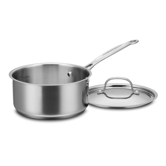 Chef's Classic™ Stainless 2 Qt. Saucepan with Cover | Cuisinart Cookware