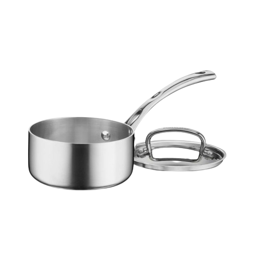 French Classic Tri-Ply Stainless 1 Qt. Saucepan with Cover | Cuisinart Cookware