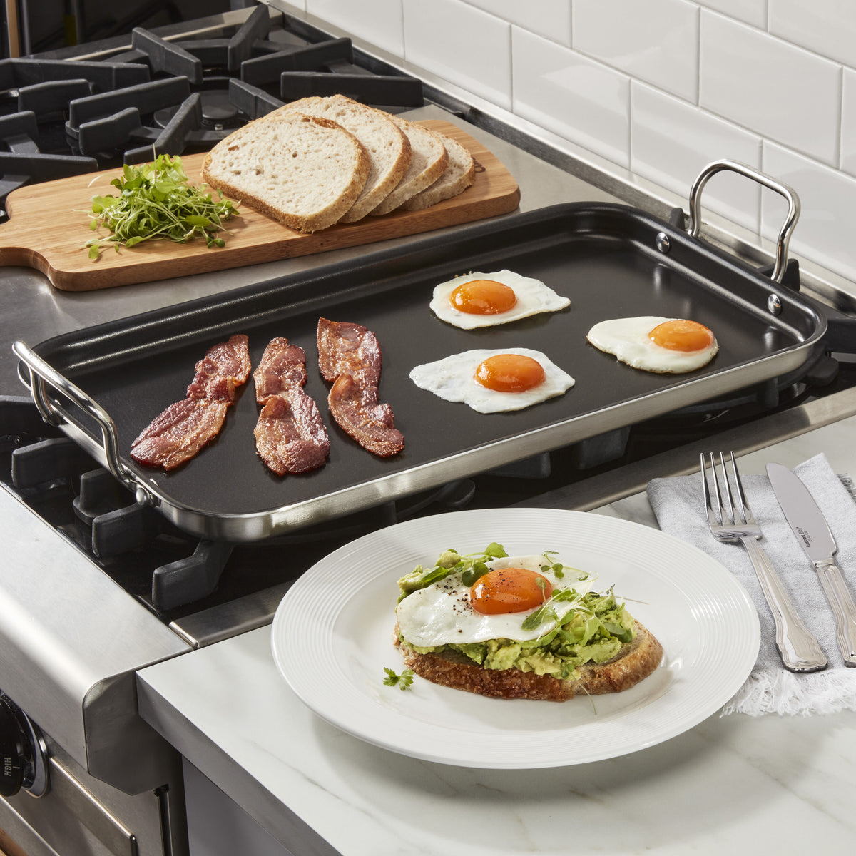 Double Burner Griddle | Cuisinart Cookware