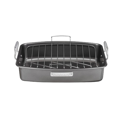 17" x 13" Nonstick Roaster with V-Rack | Cuisinart Cookware