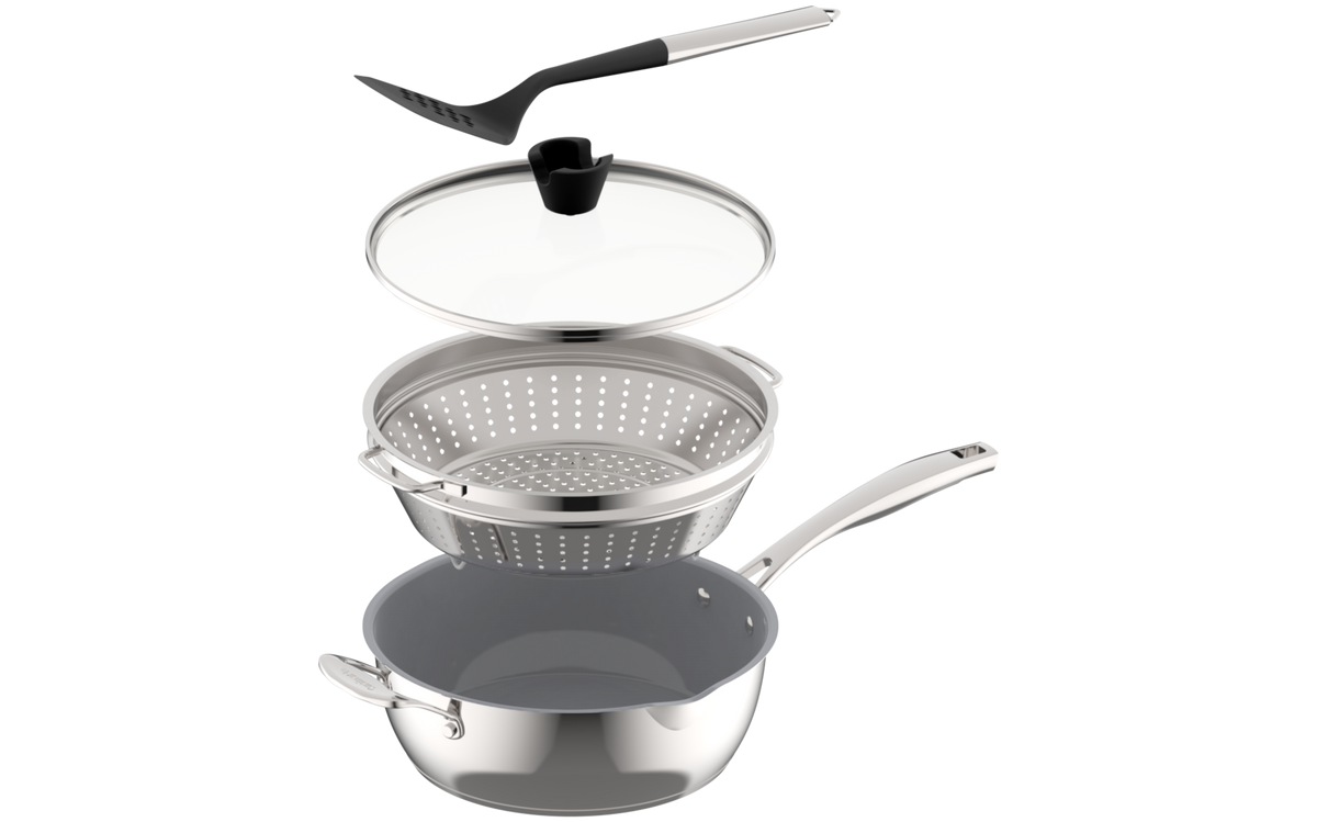 Preferred Pan 4-Pc Set Stainless Steel | Cuisinart Cookware