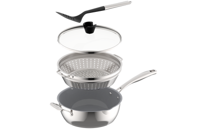 Preferred Pan 4-Pc Set Stainless Steel | Cuisinart Cookware