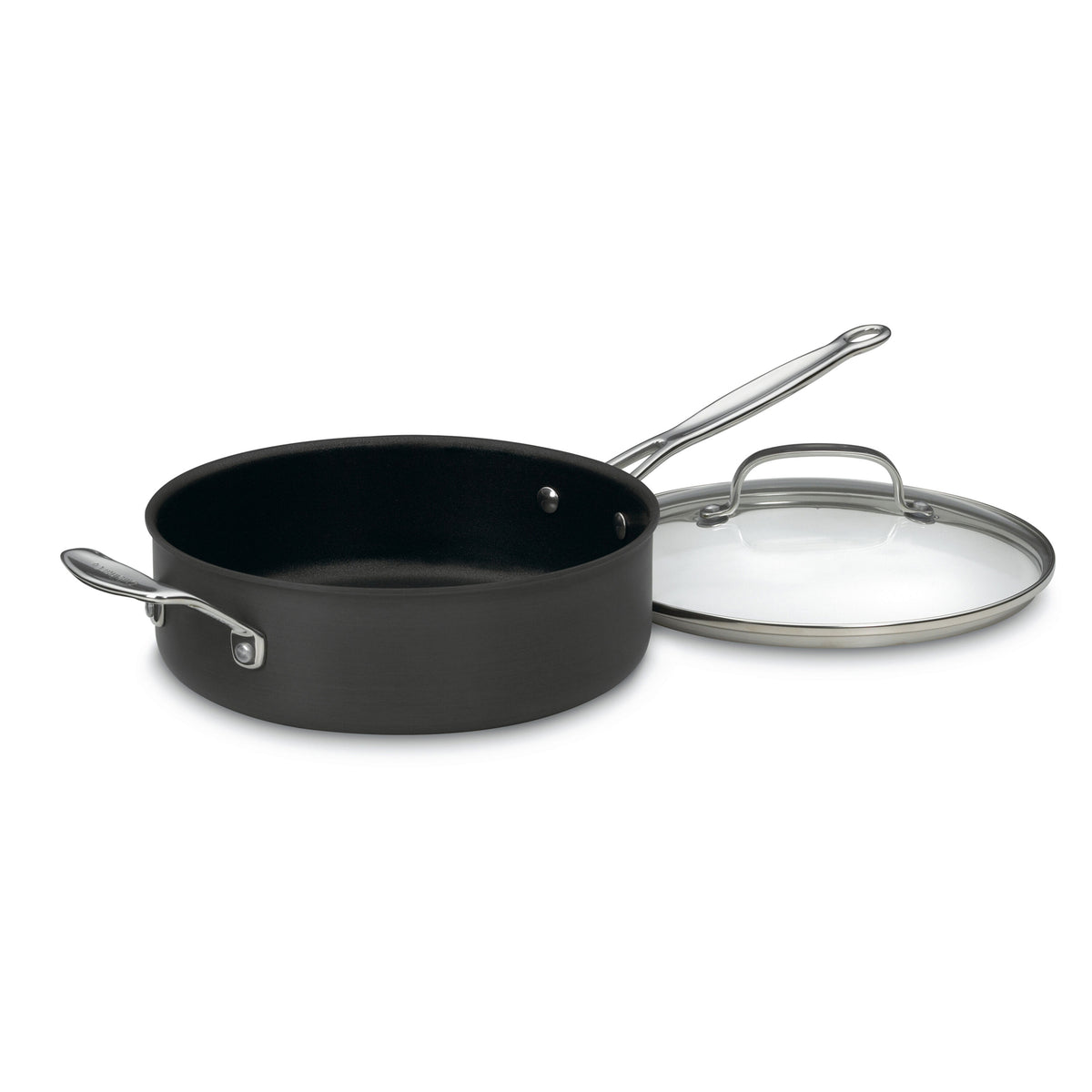 Chef's Classic™ Nonstick Hard Anodized 5.5 Quart Sauté Pan with Helper Handle & Cover | Cuisinart Cookware