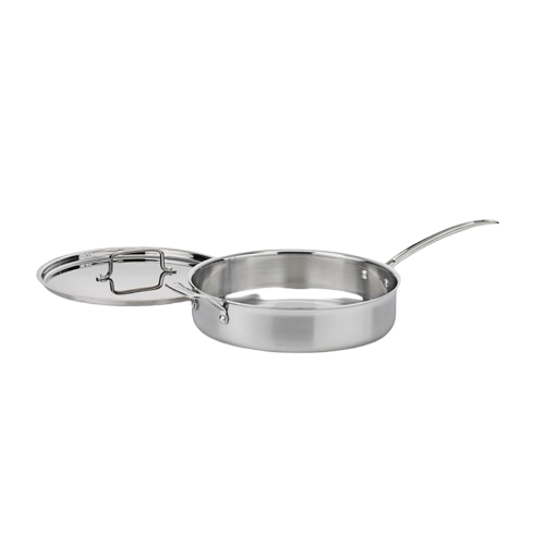 MultiClad Pro Triple Ply Stainless Cookware 5.5 Quart Sauté Pan | Cuisinart Cookware