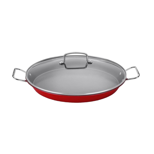 15″ Paella Pan with Glass Lid | Cuisinart Cookware