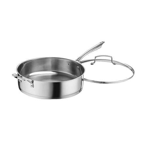 Professional Series™ Cookware 6 Quart Sauté Pan with Helper Handle & Cover | Cuisinart Cookware