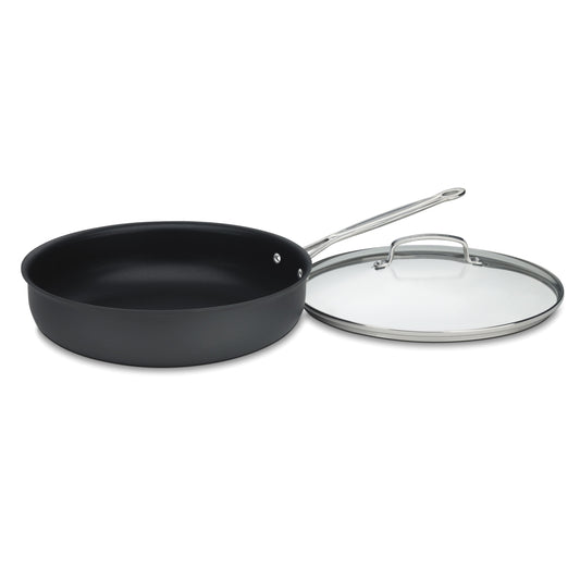 Chef's Classic™ Nonstick Hard Anodized 12" Deep Frying Pan with Cover | Cuisinart Cookware