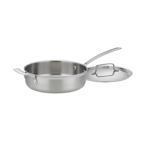MultiClad Pro Triple Ply Stainless Cookware 3.5 Quart Sauté Pan | Cuisinart Cookware