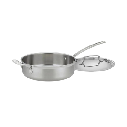 MultiClad Pro Triple Ply Stainless Cookware 3.5 Quart Sauté Pan | Cuisinart Cookware