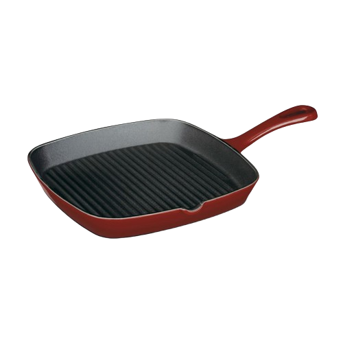 Chef’s Classic™ Enameled Cast Iron Cookware 9.25" Square Grill Pan | Cuisinart Cookware