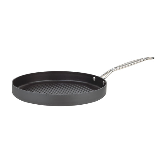 Chef's Classic™ Nonstick Hard Anodized 12" Round Grill Pan | Cuisinart Cookware