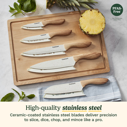 Advantage® Ceramic-Coated Cutlery 10-Piece Knife Set | Cuisinart Cutlery