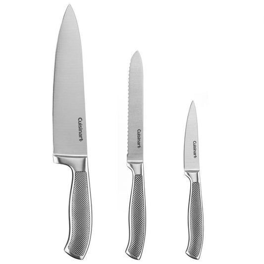 3pc Stainless Steel Knife Set - Graphix Collection | Cuisinart Cutlery