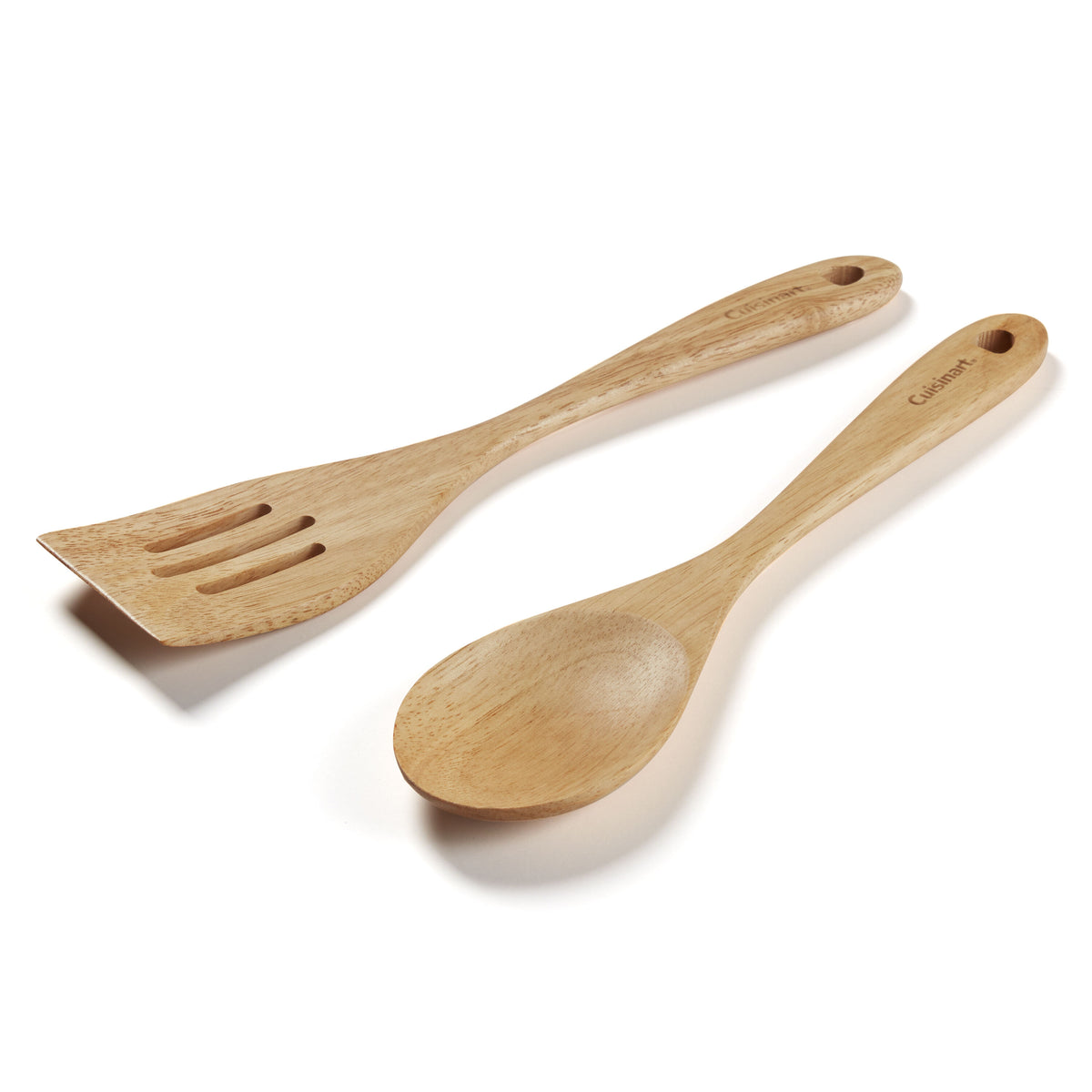 GreenGourmet® Rubberwood 2-Pc Tool Set (Slotted Turner & Solid Spoon) | Cuisinart Tools & Gadgets