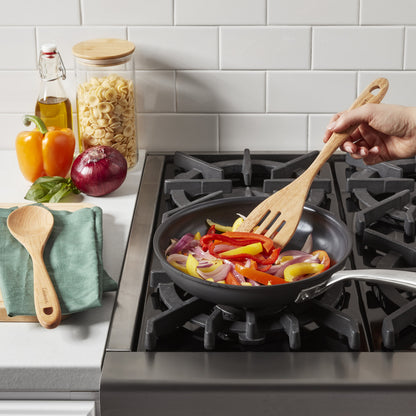 GreenGourmet® Rubberwood 2-Pc Tool Set (Slotted Turner & Solid Spoon) | Cuisinart Tools & Gadgets
