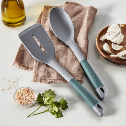 FlexTouch 2pc Tool Set: Slotted Turner & Solid Spoon | Cuisinart Tools & Gadgets