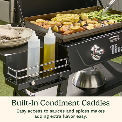 28" Outdoor Griddle with Hood | Cuisinart Grills & Griddles | Cuisinart Outdoors