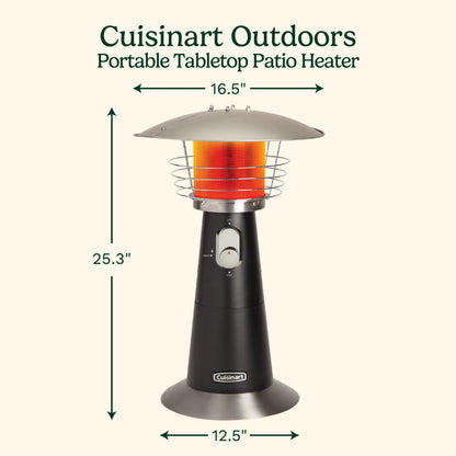Portable Tabletop Patio Heater | Cuisinart Heaters & Fire Pits | Cuisinart Outdoors