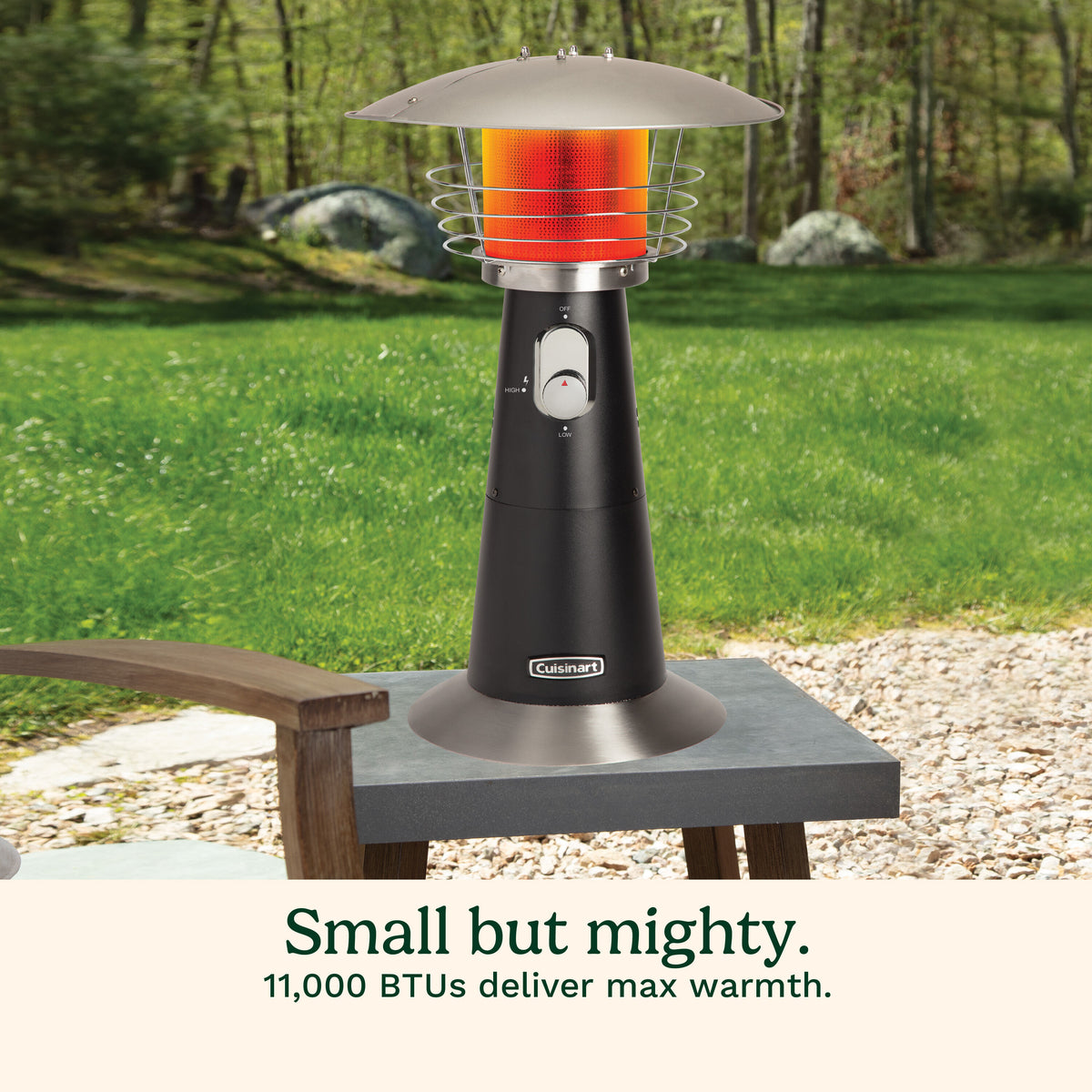 Portable Tabletop Patio Heater | Cuisinart Heaters & Fire Pits | Cuisinart Outdoors