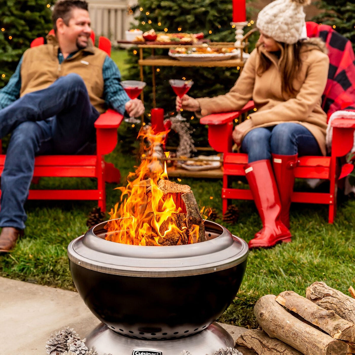 24" Cleanburn Fire Pit | Cuisinart Heaters & Fire Pits | Cuisinart Outdoors