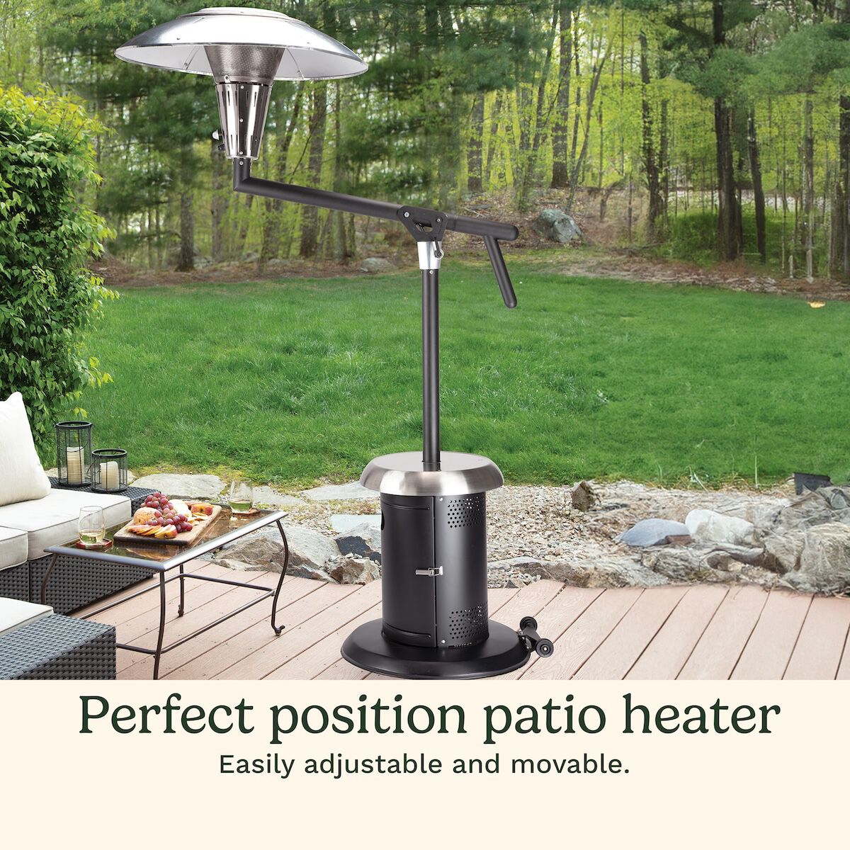 Perfect Position Propane Patio Heater | Cuisinart Heaters & Fire Pits | Cuisinart Outdoors