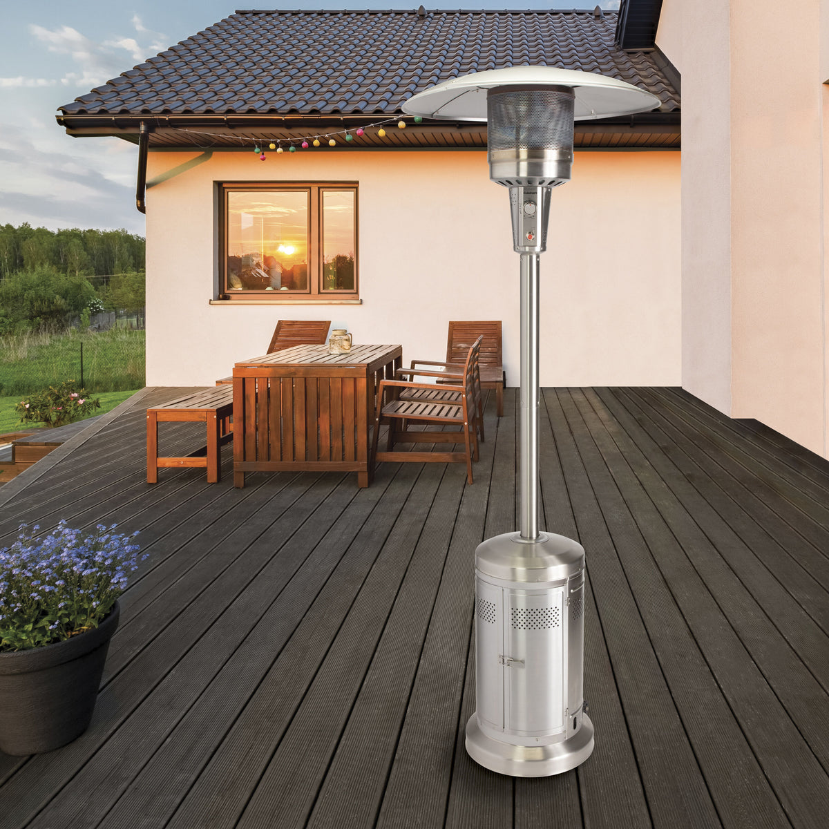Stainless Steel Propane Patio Heater | Cuisinart Outdoors
