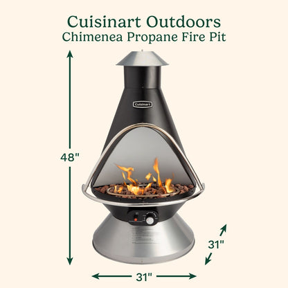 Chimenea Propane Fire Pit | Cuisinart Heaters & Fire Pits | Cuisinart Outdoors