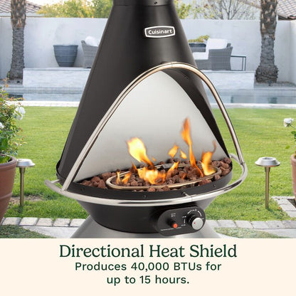 Chimenea Propane Fire Pit | Cuisinart Heaters & Fire Pits | Cuisinart Outdoors