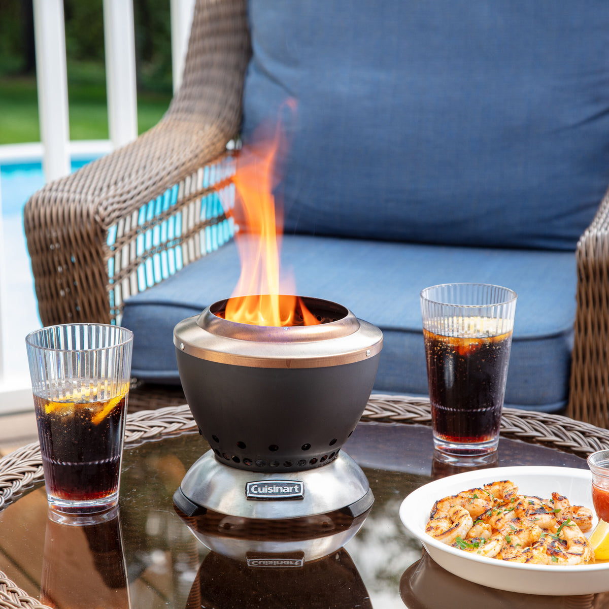 7.5” Cleanburn Smokeless Table Top Fire Pit | Cuisinart Heaters & Fire Pits | Cuisinart Outdoors