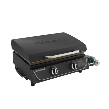 22" Tabletop Gas Griddle with Hood | Cuisinart Portables | Cuisinart Outdoors