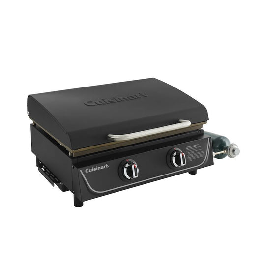 22" Tabletop Gas Griddle with Hood | Cuisinart Portables | Cuisinart Outdoors