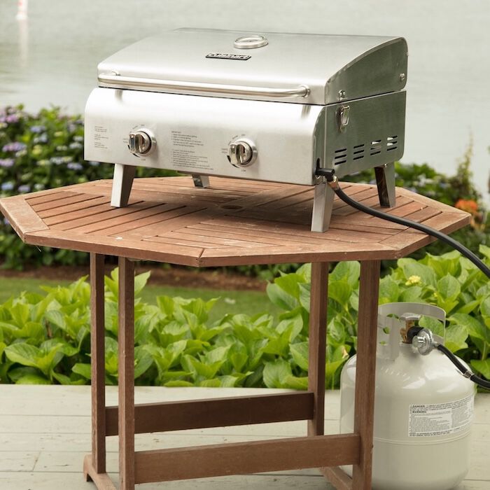 Chef's Style Stainless Tabletop Grill | Cuisinart Portables | Cuisinart Outdoors