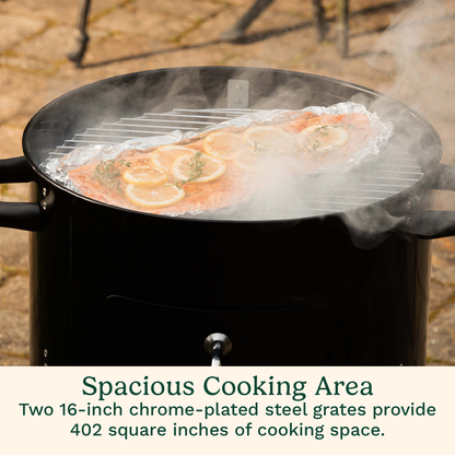 16" Vertical Charcoal Smoker | Cuisinart Smokers & Pellet Grills | Cuisinart Outdoors