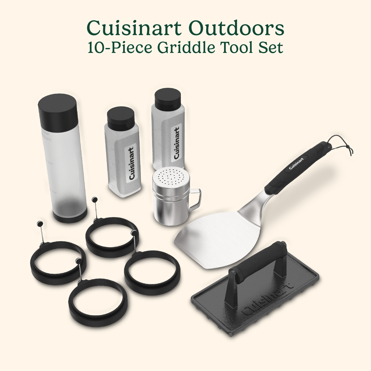 10-Piece Griddle Tool Set | Cuisinart Outdoors