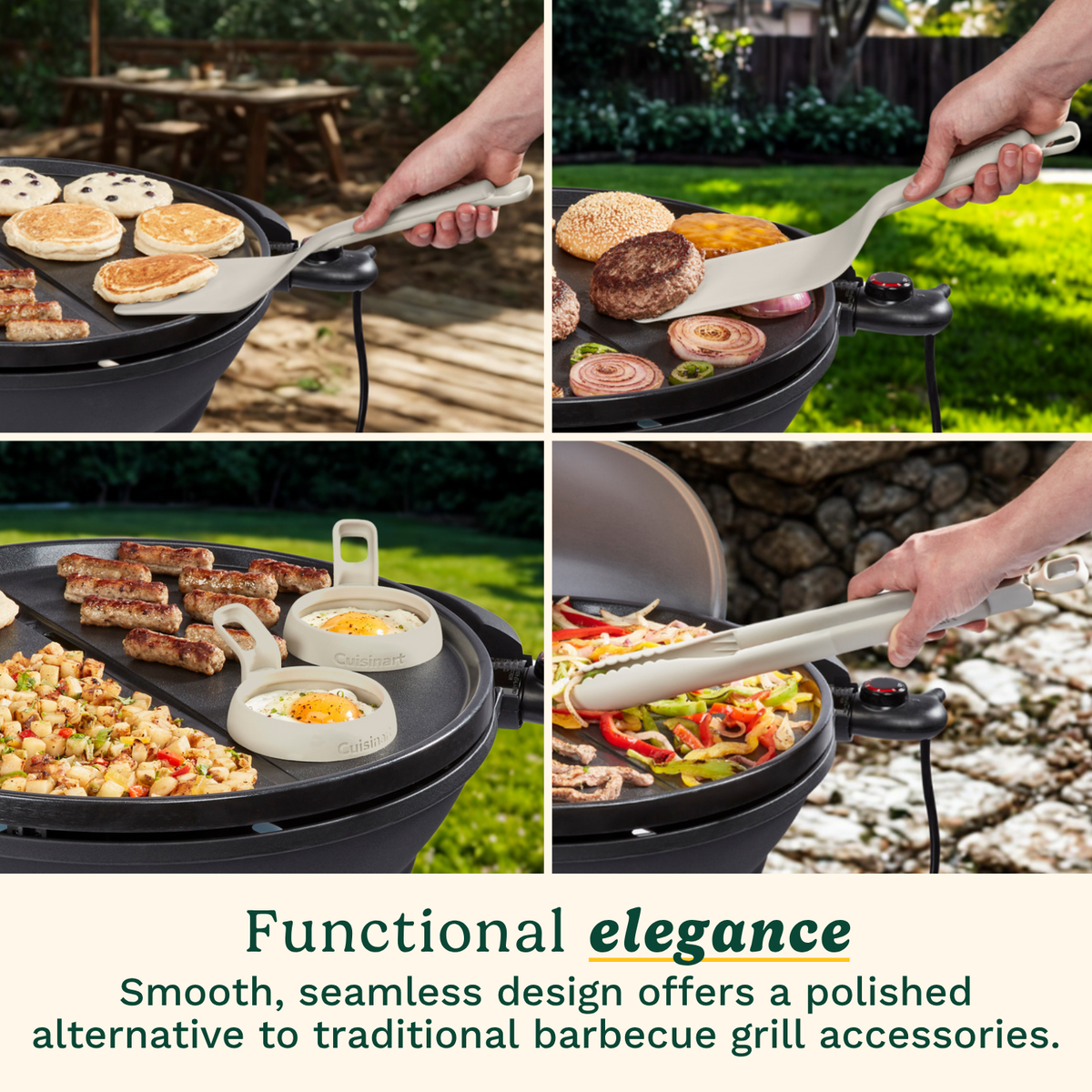 5-Piece Nylon Griddle Tool Set | Cuisinart Outdoors
