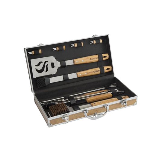 13-Piece Bamboo Tool Set | Cuisinart Outdoors