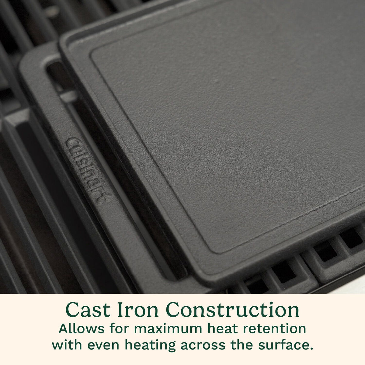 Reversible Cast Iron Grill/Griddle Plate | Cuisinart Outdoors