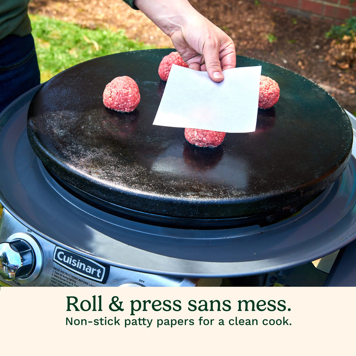 Smashed Burger Kit | Cuisinart Outdoors